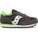 Saucony Jazz Original Kids' Sneakers Grey / Black / Green | Canada 878ZUTG